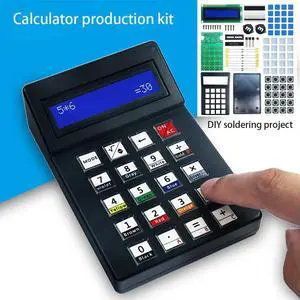 diy electronic calculator kits 51 microcontroller soldering practice experiment LCD1062 display diy electronic calculator kits 51 microcontroller soldering practice experiment LCD1062 display