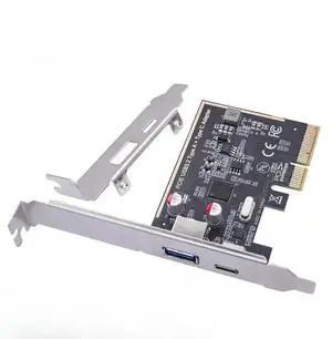 PCIE USB 3.2 GEN2 10G + Type C 10G Adapter PCI Express X4 Expansion Card Riser ASM1142 Chip Controller + Low Bracket for Desktop PCIE USB 3.2 GEN2 10G + Type C 10G Adapter PCI Express X4 Expansion Card Riser ASM1142 Chip Controller + Low Bracket for Desktop