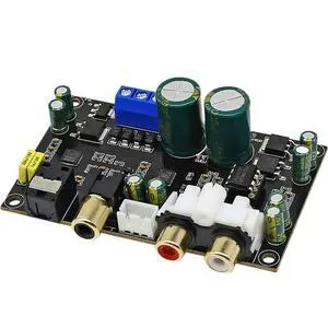 HIFI Audiophile High-Fidelity Coaxial Optical DAC Audio Decoder Module DIY Speaker Amplifier Preamplifier Board HIFI Audiophile High-Fidelity Coaxial Optical DAC Audio Decoder Module DIY Speaker Amplifier Preamplifier Board