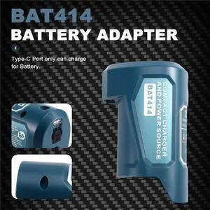 Adapter for Bosch 10.8V 12V Lithium Electric Power Tool USB Type-C Power Connector Charger Charging Adapter for Bosch 10.8V 12V Lithium Electric Power Tool USB Type-C Power Connector Charger Charging