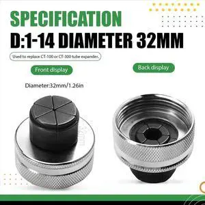 Sturdy Carbon Steel Material 32MM Irreplaceable Expander Head Suitable for CT-100 or CT-300 Tube Expander,D Sturdy Carbon Steel Material 32MM Irreplaceable Expander Head Suitable for CT-100 or CT-300 Tube Expander,D
