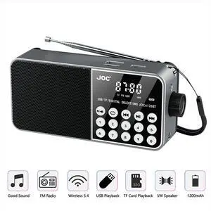 Radio Speaker Support TF Card Digital FM Radio LED Display Stereo MP3 Player for Senior Red Radio Speaker Support TF Card Digital FM Radio LED Display Stereo MP3 Player for Senior Red