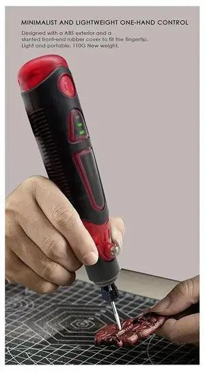 36 Accessory Engraving Pen Grinder with 3-Speed Adjustment for Grinding Honing Cutting Drilling Deburring and Polishing 36 Accessory Engraving Pen Grinder with 3-Speed Adjustment for Grinding Honing Cutting Drilling Deburring and Polishing