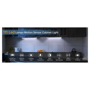 Under Cabinet Light Rechargeable LED Bar, 3 Modes Magnetic Closet Lighting for Wardrobe,Closet,Kitchen Under Cabinet Light Rechargeable LED Bar, 3 Modes Magnetic Closet Lighting for Wardrobe,Closet,Kitchen