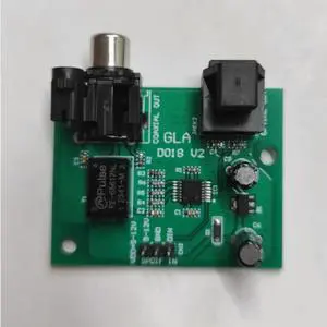 drive turntable and CD player with coaxial fiber output board drive turntable and CD player with coaxial fiber output board