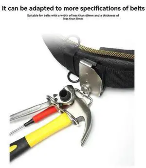 3-Ring Rotating Hammer Hang Buckle Tool Quick-Release Clip Power Tool Quick-Release Clip Tape Measure Clip Belt Quick 3-Ring Rotating Hammer Hang Buckle Tool Quick-Release Clip Power Tool Quick-Release Clip Tape Measure Clip Belt Quick