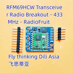 3071 RFM69HCW Radio Breakout - 433 MHz - RadioFruit 3071 RFM69HCW Radio Breakout - 433 MHz - RadioFruit