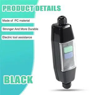 In-Line RCD Connector, PRCD Intermediate Safety Switch, Outdoor Current Protection Against Electric Shock, Power Tools In-Line RCD Connector, PRCD Intermediate Safety Switch, Outdoor Current Protection Against Electric Shock, Power Tools