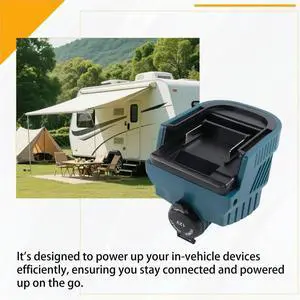 DC 12V Buck Converter Regulator Cigarette Lighter Port for Makita 18V/20V with USB & TypeC DIY Adapter DC 12V Buck Converter Regulator Cigarette Lighter Port for Makita 18V/20V with USB & TypeC DIY Adapter