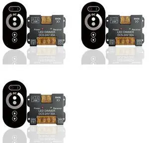 3X RF 30A Touch Dc12v Dc24v Single Color Controller LED Dimmer For LED Lights 3X RF 30A Touch Dc12v Dc24v Single Color Controller LED Dimmer For LED Lights
