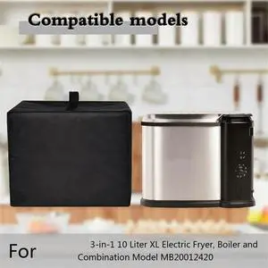 Heavy Duty Deep Fryer Cover Heat-Resistant Waterproof Dust Protective Electric Fryer Case for Masterbuilt 3 Fryer Heavy Duty Deep Fryer Cover Heat-Resistant Waterproof Dust Protective Electric Fryer Case for Masterbuilt 3 Fryer
