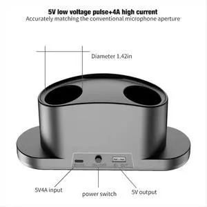 Microphone Universal Microphone Type-C Magnetic Connection Universal Charging Stand USB 5V Power Supply Microphone Universal Microphone Type-C Magnetic Connection Universal Charging Stand USB 5V Power Supply