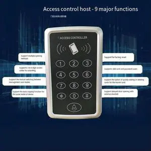 RFID Keypad Keyboard Access Control System Waterproof Cover Outdoor EM4100 TK4100 Keyfobs Door Opener for Lock System RFID Keypad Keyboard Access Control System Waterproof Cover Outdoor EM4100 TK4100 Keyfobs Door Opener for Lock System