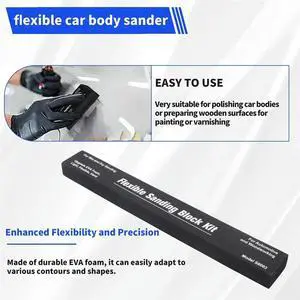 Sanding Block Kit of 7 with Sandpaper Sheet,Hand Abrasives Auto Body Sanding Block Set for Automotive Paint Sand Sanding Block Kit of 7 with Sandpaper Sheet,Hand Abrasives Auto Body Sanding Block Set for Automotive Paint Sand