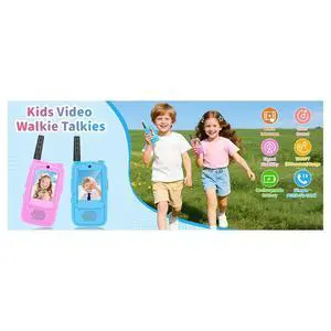 1Pair Video Walkie Talkies for Kids Rechargeable Kids Walkie Talkies Long Range Birthday Toys Gifts for 3-12 Year 1Pair Video Walkie Talkies for Kids Rechargeable Kids Walkie Talkies Long Range Birthday Toys Gifts for 3-12 Year