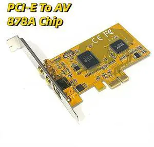 PCIE 878A Capture Card PCI-E 878 Sonography Medical Image 2 PORTS AV Svhs Terminal Connector Video Capture Card SDK2000 1394 PCIE 878A Capture Card PCI-E 878 Sonography Medical Image 2 PORTS AV Svhs Terminal Connector Video Capture Card SDK2000 1394