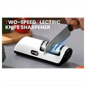 Kitchen Electric Knife Sharpener Multifunctional Automatic 4 Gears Electric Knife Sharpener Kitchen Accessories Yellow Kitchen Electric Knife Sharpener Multifunctional Automatic 4 Gears Electric Knife Sharpener Kitchen Accessories Yellow
