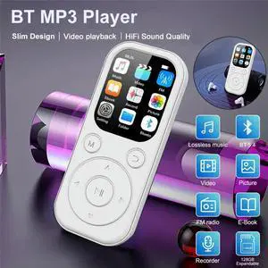MP3 Player Bluetooth 5.4 Video Music Player Sports Mini MP3 with Screen Support FM Radio Recording E-Book MP3 Player Bluetooth 5.4 Video Music Player Sports Mini MP3 with Screen Support FM Radio Recording E-Book