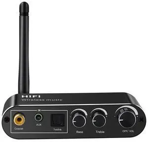 Digital To Analog Audio DAC Converter Spdif Optical Coaxial Signal To 3.5MM AUX Amplifier Decoder Bluetooth-Compatible Receiver Digital To Analog Audio DAC Converter Spdif Optical Coaxial Signal To 3.5MM AUX Amplifier Decoder Bluetooth-Compatible Receiver