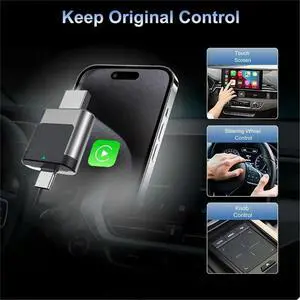 CarPlay for Android Auto Adapter USB A Type C 2 Ports USB Dongle Car Mini Box for Toyota for Nissan for Honda A CarPlay for Android Auto Adapter USB A Type C 2 Ports USB Dongle Car Mini Box for Toyota for Nissan for Honda A
