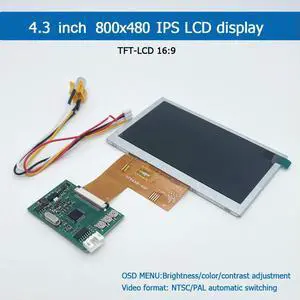 4.3 inch TFT-LCD display module kit 800x480 NTSC/PAL DC3-46V for DVD videophone 4.3 inch TFT-LCD display module kit 800x480 NTSC/PAL DC3-46V for DVD videophone