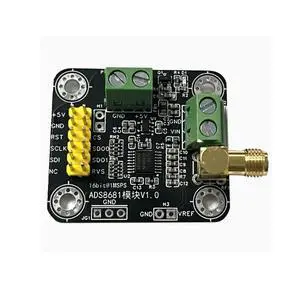 ADS8681 module analog-to-digital converter 16 bit ADC data acquisition sampling rate 1MSPS supports single and dual stage ADS8681 module analog-to-digital converter 16 bit ADC data acquisition sampling rate 1MSPS supports single and dual stage