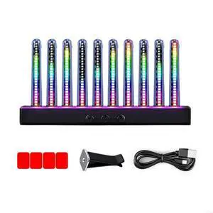 2025 USB LED Spectrum Light With 8 Display Mode And 5 Brightness Level For Music Gaming And Home Decoration 2025 USB LED Spectrum Light With 8 Display Mode And 5 Brightness Level For Music Gaming And Home Decoration
