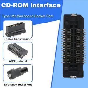 DVD Drive Socket Port for PS5 Slim Console Motherboard for PS5 Slim Host Interface Slot Port Repair Replacement Parts DVD Drive Socket Port for PS5 Slim Console Motherboard for PS5 Slim Host Interface Slot Port Repair Replacement Parts