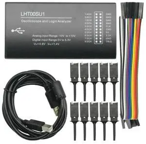Virtual Oscilloscope Logic Analyzer Multi-function Signal Generator I2C SPI CAN Uart With Clamp For Board Module Virtual Oscilloscope Logic Analyzer Multi-function Signal Generator I2C SPI CAN Uart With Clamp For Board Module