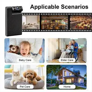 Mini Camera Rotatable Lens Camcorder,HD Video,IR Night Vision Home Security Surveillance Cam Mini Camera Rotatable Lens Camcorder,HD Video,IR Night Vision Home Security Surveillance Cam