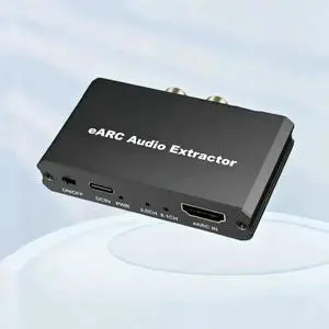 EARC AUDIO Extractor HDTV Audio Return Adapter Optical Coaxial SPDIF Converter EARC AUDIO Extractor HDTV Audio Return Adapter Optical Coaxial SPDIF Converter