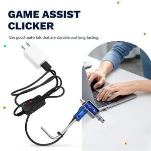 Computer Keyboard Clicker, Physical Automatic Random Click, Game Assist, Anti-Drop 1-30s US PLUG Computer Keyboard Clicker, Physical Automatic Random Click, Game Assist, Anti-Drop 1-30s US PLUG