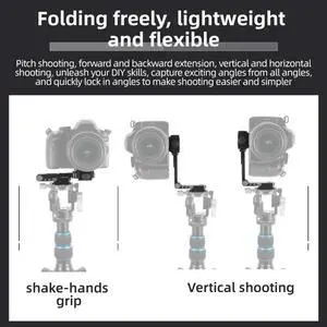 Camera L-Holder Arca Quick Release Plate Vertical Filming Mount W 1/4Inch Cold Shoe for SLR DSLR Camera Bracket Camera L-Holder Arca Quick Release Plate Vertical Filming Mount W 1/4Inch Cold Shoe for SLR DSLR Camera Bracket