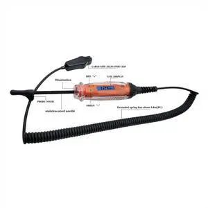 Automotive Test Light 3-60V DC Digital Light Tester with Voltmeter Auto Circuit Tester with LCD Backlight LED Indication Automotive Test Light 3-60V DC Digital Light Tester with Voltmeter Auto Circuit Tester with LCD Backlight LED Indication