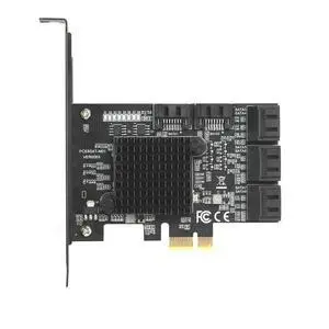 Professional PCI-E Card To SATA3.0 Adapter Board Controller Expansion Board 8-Port SATA3.0 Interface Expansion Card High Speed Professional PCI-E Card To SATA3.0 Adapter Board Controller Expansion Board 8-Port SATA3.0 Interface Expansion Card High Speed