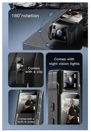 HD 1080P Mini Camera Digital Video Recorder Wearable Small Body Cam Infrared Night Vision Sports DV Camcorders HD 1080P Mini Camera Digital Video Recorder Wearable Small Body Cam Infrared Night Vision Sports DV Camcorders