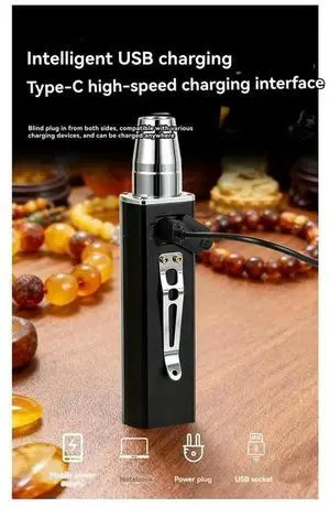 Strong Light Three Light Sources Special Flashlight for Jade Professional Identification of Raw Stone Beeswax Jewelry A Strong Light Three Light Sources Special Flashlight for Jade Professional Identification of Raw Stone Beeswax Jewelry A