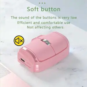 Mini Finger Mouse 2.4G Bluetooth Dual-Mode Rechargeable Horizontal Vertical Dual-Use Lazy Mause Office Use Mini Finger Mouse 2.4G Bluetooth Dual-Mode Rechargeable Horizontal Vertical Dual-Use Lazy Mause Office Use