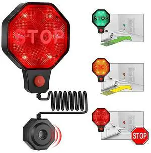 Adjustable Garage Parking Sensor Aid with LED Indicators, Parking Assist Sensor with Dual Power Options US Plug Adjustable Garage Parking Sensor Aid with LED Indicators, Parking Assist Sensor with Dual Power Options US Plug
