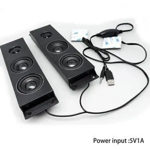 S300 dual USB speaker for TV PC 5W x2 with built-in sound card plug and play S300 dual USB speaker for TV PC 5W x2 with built-in sound card plug and play