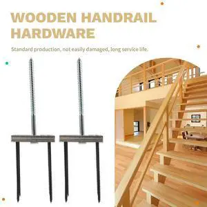 2 Sets el Post Fastener el Post Mounting Kit Wood Handrail Installation Hardware Works on Finished Floors, Stairs 2 Sets el Post Fastener el Post Mounting Kit Wood Handrail Installation Hardware Works on Finished Floors, Stairs