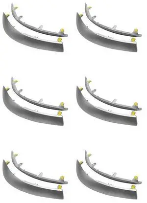 6X Air Outlet Frame Interior Strip Air Vent Outlet Cover Trim For Toyota Corolla 2007-2013 5543602330 5543502370 6X Air Outlet Frame Interior Strip Air Vent Outlet Cover Trim For Toyota Corolla 2007-2013 5543602330 5543502370