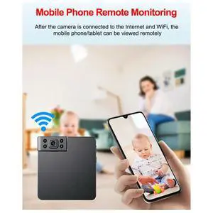 Mini Camera Hidden CCTV Camera Connect to Phone Surveillance Security Video Record HD Night Vision Mini Camera Hidden CCTV Camera Connect to Phone Surveillance Security Video Record HD Night Vision