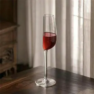 2PCS 220ML Wine Glass Set Style Half Red Wine and Champagne Glasses Glass Suitable for Home Gathering 2PCS 220ML Wine Glass Set Style Half Red Wine and Champagne Glasses Glass Suitable for Home Gathering