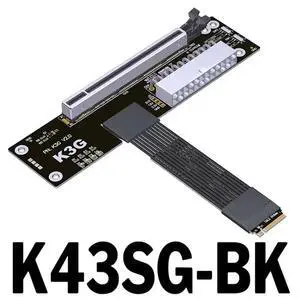 YM-M2 Nvme Key PCI-E 5.0 X16 EGPU Adapter Cable-External Graphics Card Docking Station For Notebook ITX/STX Laptops YM-M2 Nvme Key PCI-E 5.0 X16 EGPU Adapter Cable-External Graphics Card Docking Station For Notebook ITX/STX Laptops