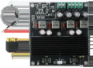 600W+600W Stereo Dual-Channel Power Amplifier Board DC 19-50V HIFI Dual-Core TPA3255 Amplifier Module 600W+600W Stereo Dual-Channel Power Amplifier Board DC 19-50V HIFI Dual-Core TPA3255 Amplifier Module