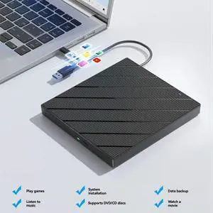 USB 3.0 External CD DVD Reader CD/DVD Drive Burner Reader External DVD CD Drive Burner Reader for PC Laptop Desktop USB 3.0 External CD DVD Reader CD/DVD Drive Burner Reader External DVD CD Drive Burner Reader for PC Laptop Desktop