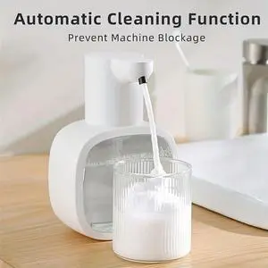 Automatic Foaming Soap Dispenser Touchless Wall-Mounted Sensor-Activated Electric Soap Dispenser for Children Automatic Foaming Soap Dispenser Touchless Wall-Mounted Sensor-Activated Electric Soap Dispenser for Children