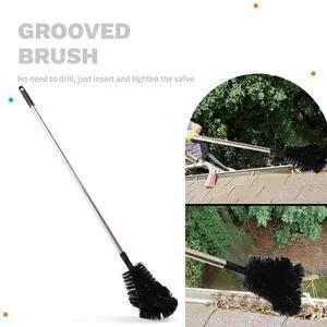 Nine-Section Splicing Rod with Grooved Brush Kit Roof Cleaning Tools Easy Remove No Climbing Required Brush Length 298cm Nine-Section Splicing Rod with Grooved Brush Kit Roof Cleaning Tools Easy Remove No Climbing Required Brush Length 298cm