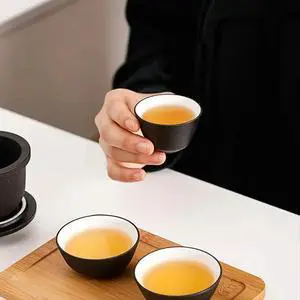 Ceramics Teapot Sets 1 Pot 4 Tea Cups Chinese Strainers Travel Teawear Gift for 260ML Ceramics Teapot Sets 1 Pot 4 Tea Cups Chinese Strainers Travel Teawear Gift for 260ML